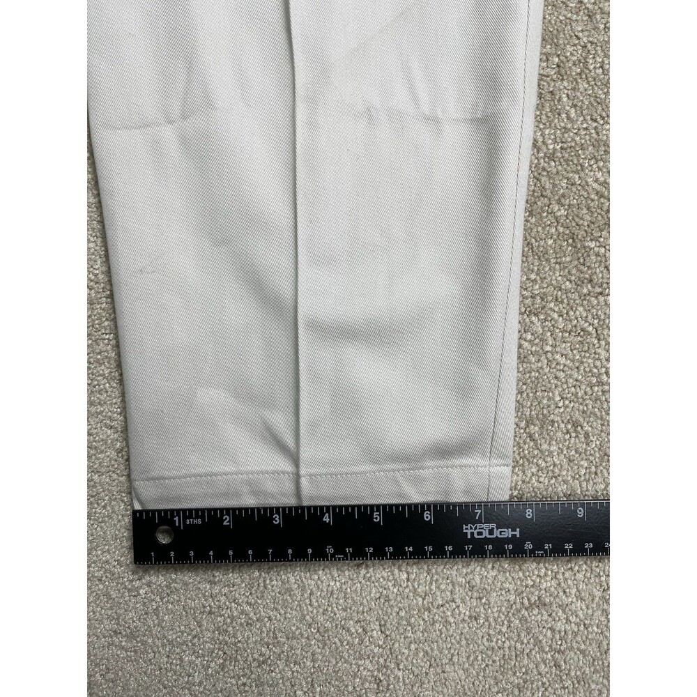 NOS 90s Liz Claiborne Lizsport Womens 12 Khaki Pleated High Rise Tapered Pants - Picture 11 of 15